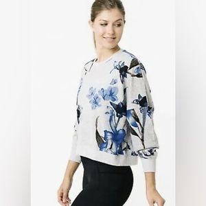 ZYIA S Blue Flower Sweater